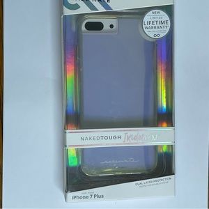 NIB case-mate Iridescent iPhone 7 Plus phone case cover.